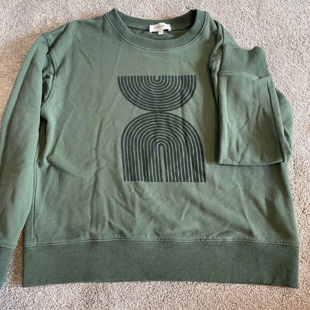 Geometric Crewneck Sweater